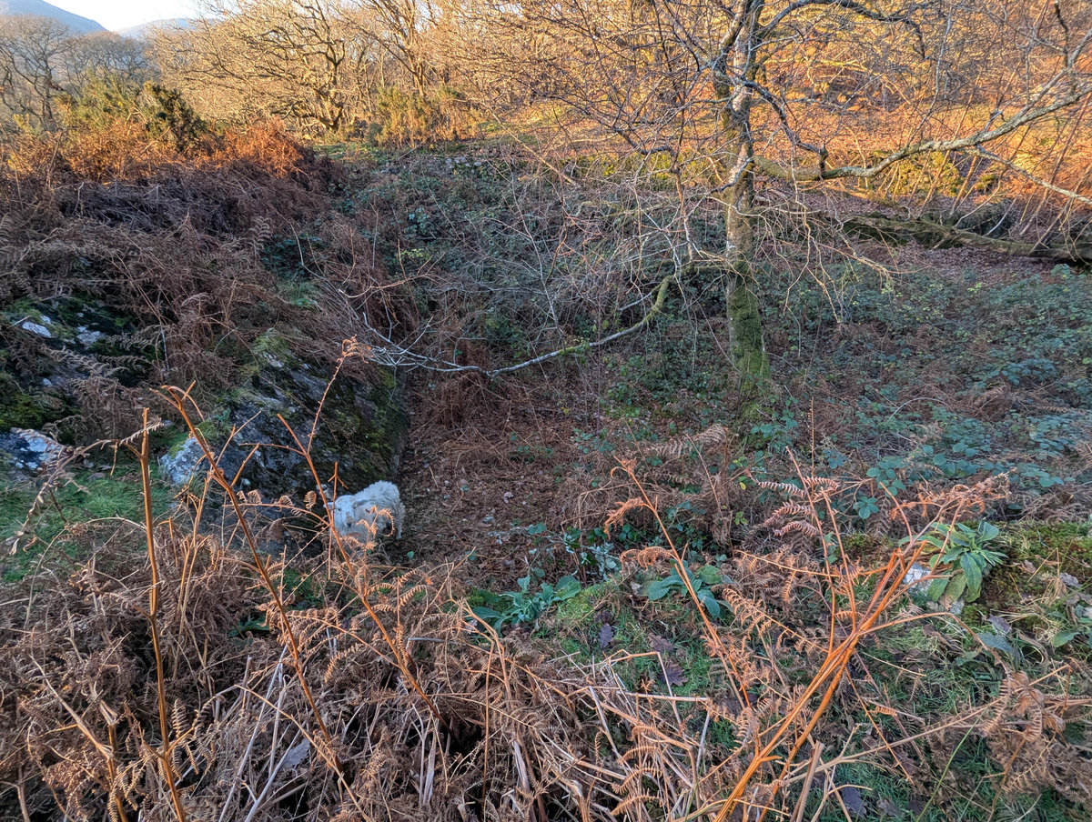 Reservoir carved from rock?